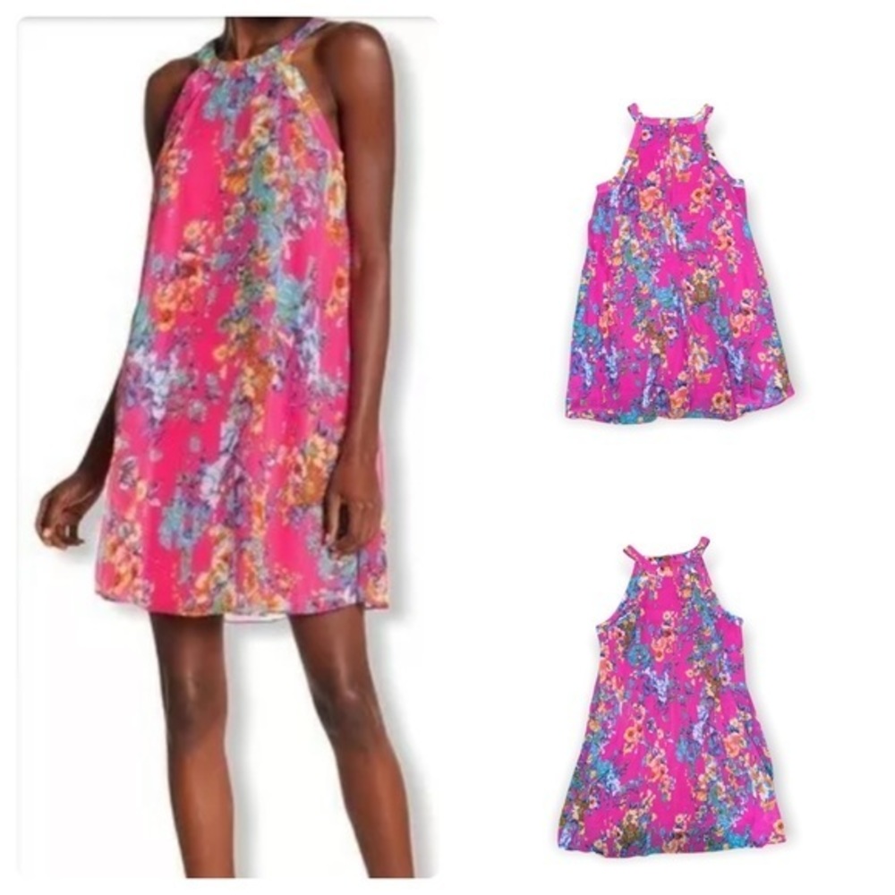 Betsey Johnson | Betsey Johnson floral trapeze swing dress